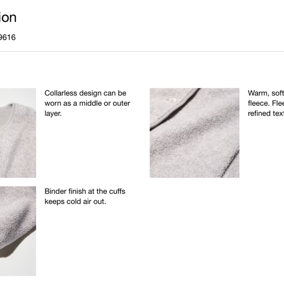 Uniqlo Teddy Fleece Jacket – Black (S) - Picture 5 of 9